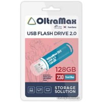 USB Flash OltraMax 230 128GB (бирюзовый)