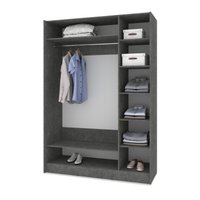 Шкаф-купе Modern Браун Б665 (камень темный/ирландский дуб)