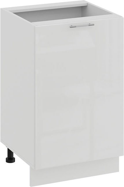 

Шкаф напольный Трия Весна 1Н5 (белый/белый глянец)