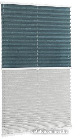 Плиссе Delfa Basic Crush СПШ-35602/3504 Basic Transparent (52x160, маренго/белый)