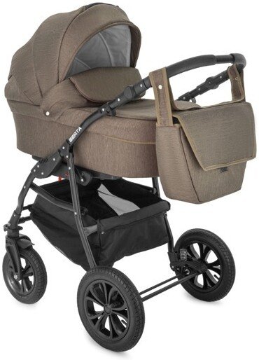 

Универсальная коляска Alis Berta F (3 в 1, Be 11/светло-коричневый)