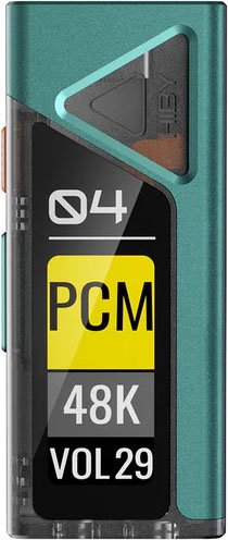 Портативный усилитель HiBy FC4 (с дисплеем, черный/зеленый)