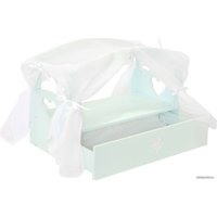 Кроватка для кукол Paremo Любимая кукла Аквамарин мини PFD120-82M