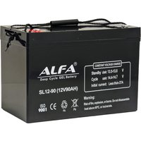 Тяговый аккумулятор ALFA 12V-90Ah(C20) L+ (90 А·ч)