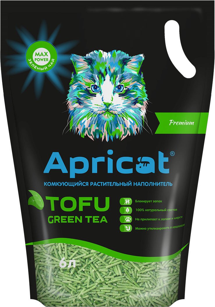 

Наполнитель для туалета Apricat Растительный (2.5 кг)