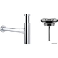 Сифон Wellsee Drainage System 182119005 (сифон, выпуск, хром)