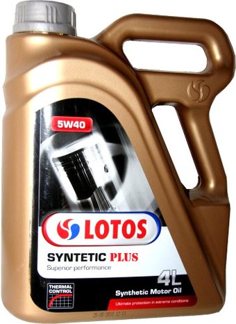 Моторное масло Lotos Synthetic Plus 5W-40 4л