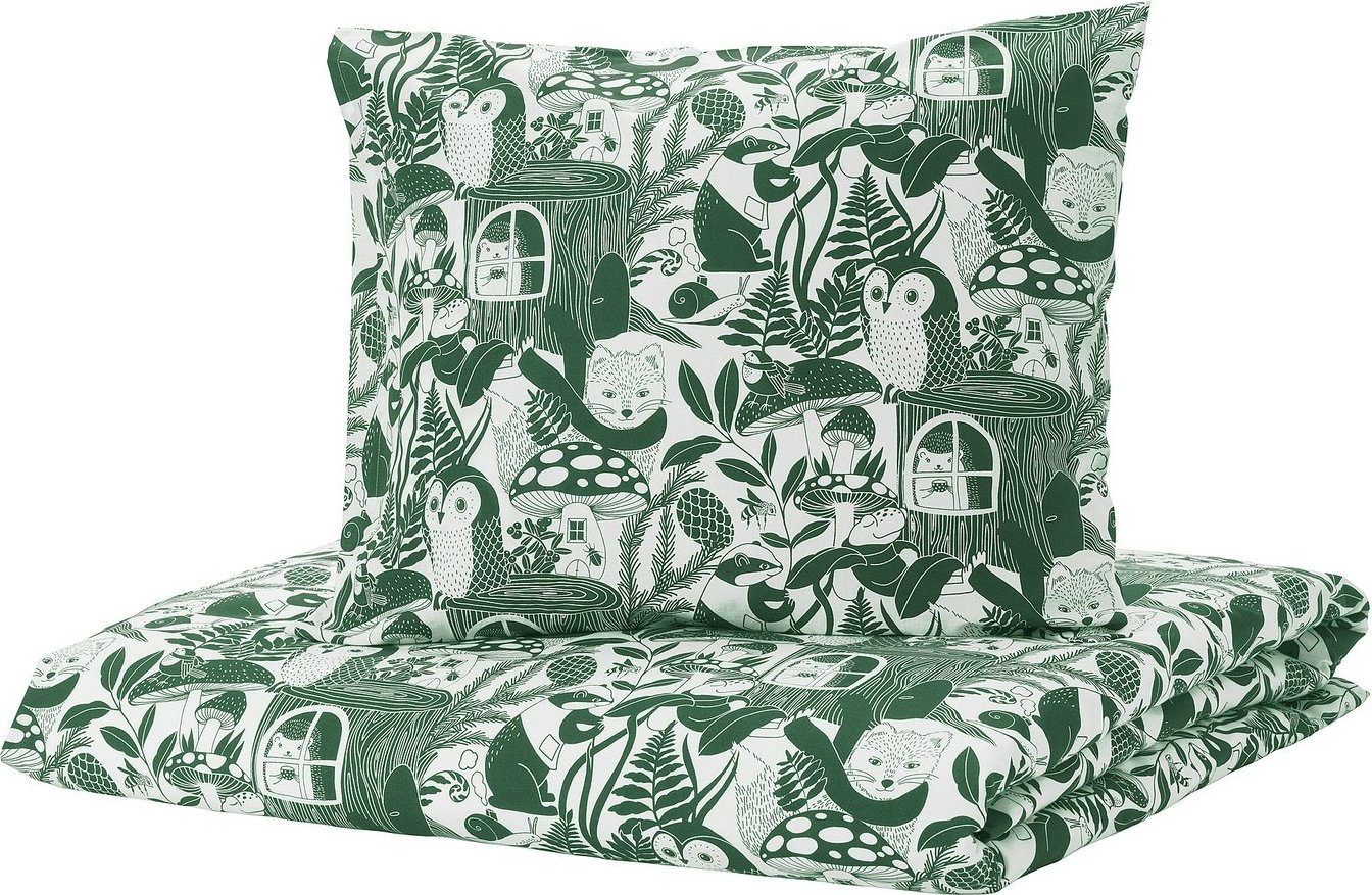 

1.5-спальный комплект постельного белья Ikea Skogsduva 90576804