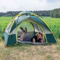 Кемпинговая палатка ForceKraft FK-TENT-2 (зеленый)