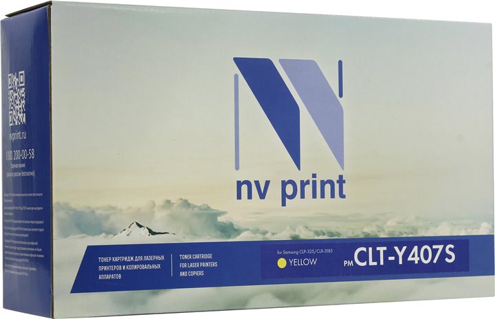 

Картридж NV Print CLT-Y407S