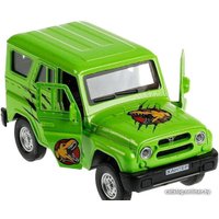 Легковой автомобиль Технопарк UAZ Hunter Динозавры HUNTER-12DIN-GN