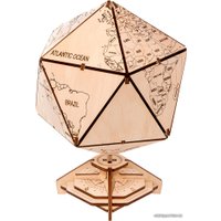 Сборная модель Eco-Wood-Art Глобус-икосаэдр