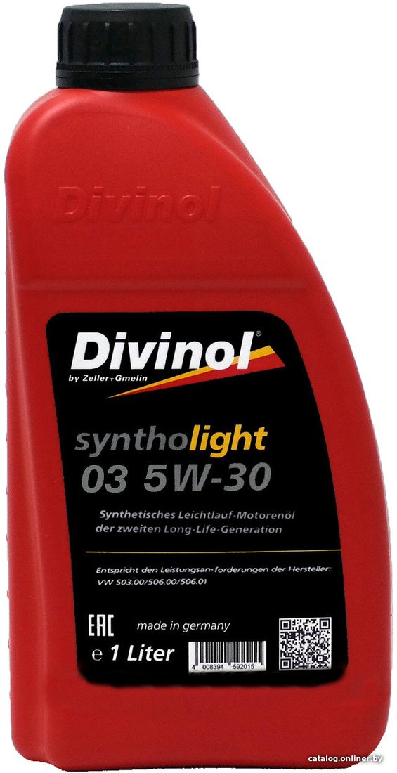 Моторное масло Divinol Syntholight 03 5W-30 1л