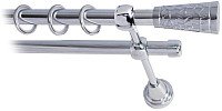 

Карниз для штор Lm Decor Византия 066 2р гладкий 25/16мм (хром, 2.4м)