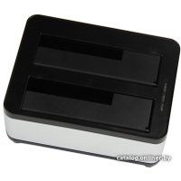 Бокс для накопителей 2.5" и 3.5" AgeStar 3UBT8 (серебристый/черный)