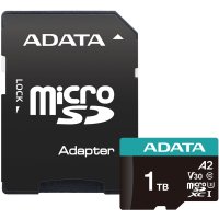 Карта памяти ADATA Premier Pro AUSDX1TUI3V30SA2-RA1 microSDXC 1TB (с адаптером)
