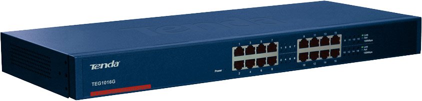 

Неуправляемый коммутатор Tenda TEG1016G