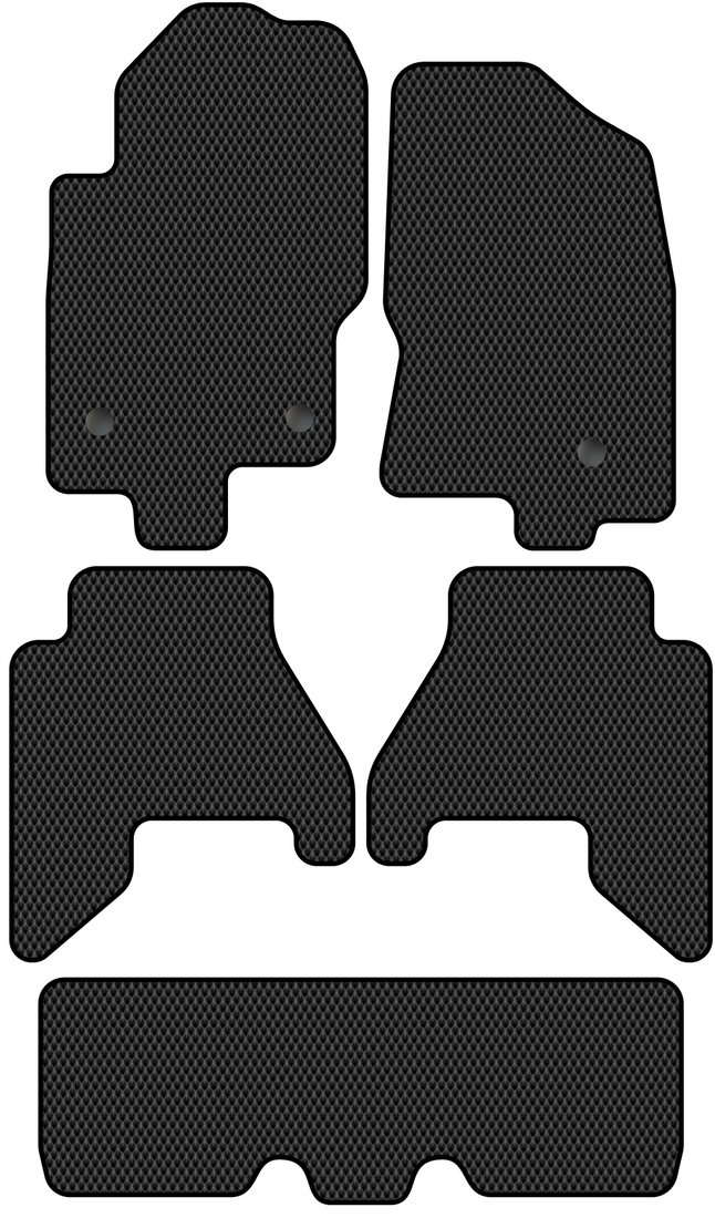

Комплект ковриков для авто Alicosta Nissan Pathfinder III (suv 7 мест / R51) +3 ряд 2009 - 2014 (черный, ромб)