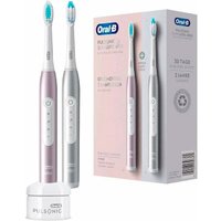 Электрическая зубная щетка Oral-B Pulsonic Slim Luxe 4500 S411.526.3H (розовый/серебристый)