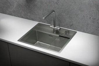 Кухонная мойка Granula Kitchen Space 6051 (сталь матовая)