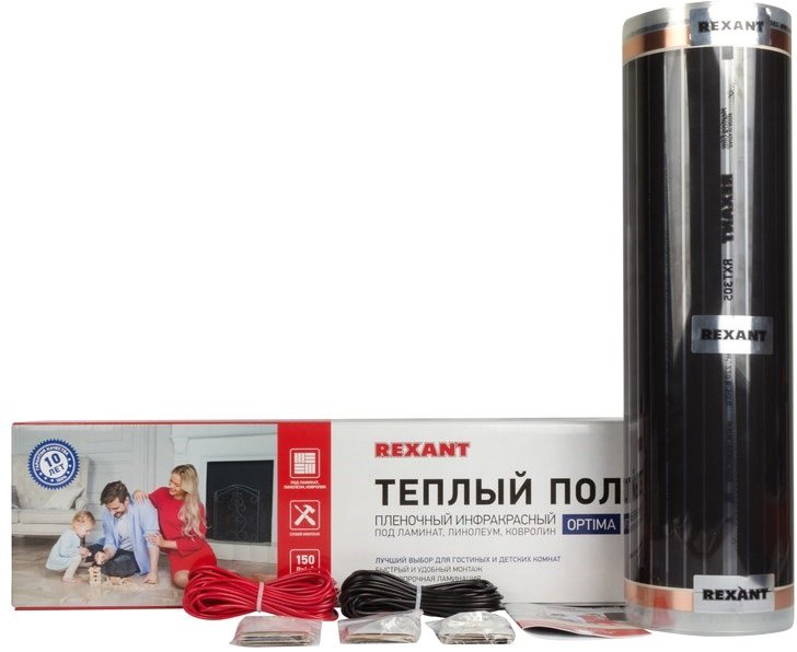 

Инфракрасная пленка Rexant Optima 150 11 кв.м 1650 Вт