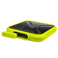 Внешний накопитель ADATA SD700 256GB (черный/желтый) [ASD700-256GU3-CYL]