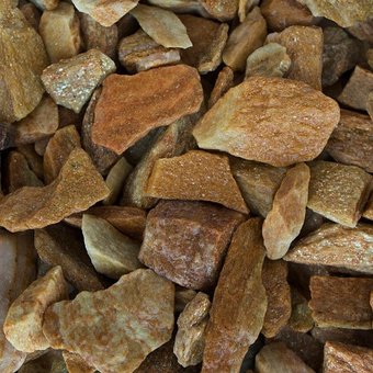 Щебень декоративный РуБелЭко Златолит 10-20мм (20кг, желтый)