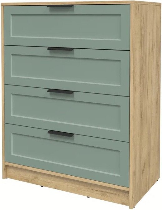 

Комод Интерлиния Концепт Тренд КТ-К80 (дуб золотой/мята)