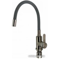 Кухонная мойка БелЭворс Styl L + смеситель W74004-9 + дозатор L405-1 (серый/сатин)