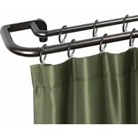 Карниз для штор UG Home Раздвижной 2-рядный 2UT-230-330-BG (черный графит, 2.3-3.3м)