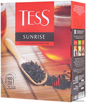 Черный чай Tess Sunrise черный Nd-00001850 100 шт