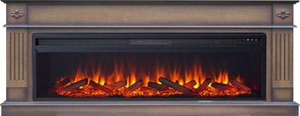 Smolcom Brighton V60 с Royal Flame Vision 60 LOG LED (дуб антик)