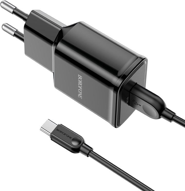 

Сетевое зарядное Borofone BA59A Type-C (черный)
