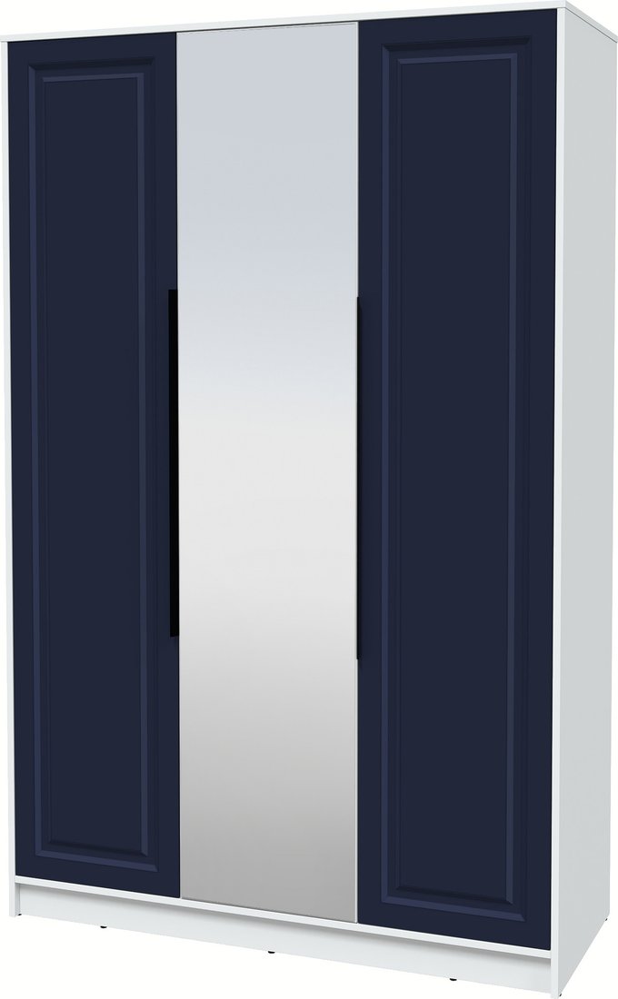 

Шкаф распашной Интерлиния Концепт КТ-Ш3з Деко (белый платинум/индиго)