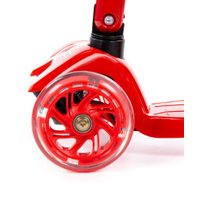 Двухколесный детский самокат Полесье Со складной ручкой 0072C 94407 (красный)