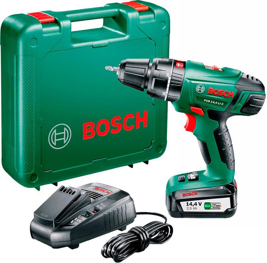 

Ударная дрель-шуруповерт Bosch PSB 14.4 LI-2 0603982408 (с 1-им АКБ)