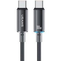 Кабель Usams US-SJ660 USB Type-C - USB Type-C (1.2 м, черный)