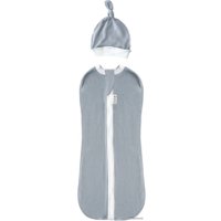 Пеленка-кокон Amarobaby Nature Essence (серый, р-р 68-74)