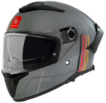 Мотошлем MT Helmets Thunder 4 SV MIL C2 (XXL, матовый серый)