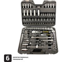 Набор трещотка с головками и битами Inforce 06-07-12 (108 предметов)