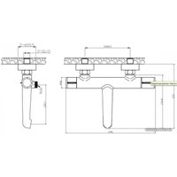 Смеситель BelBagno Uno UNO-BVD4-CRM
