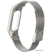 Браслет Xiaomi миланский сетчатый для Mi Band 3 (серебристый)