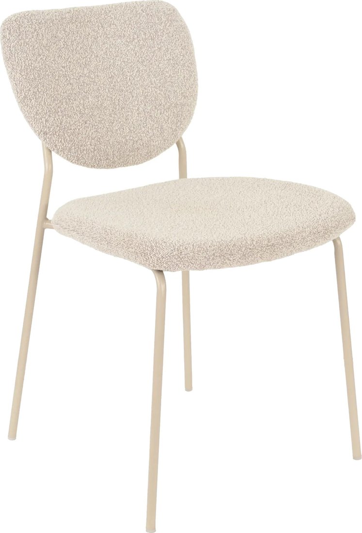 

Стул Stool Group Gigi DRC-9155-B (серо-бежевый букле/ножки кремовые)