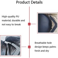 Перчатки Sundays TBD0595711601A (черный/золотистый)