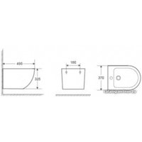 Биде WeltWasser Merzbach 005 GL-WT (белый глянец)