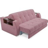 Диван Мебель-АРС Аккордеон Барон №3 ППУ 155x200 (велюр пудра НВ-178/18)