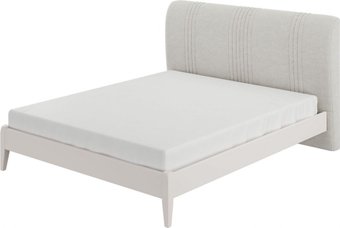 Кровать Bravo Мебель Джали Линия 180х200 (перламутровый/льняной)