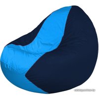 Кресло-мешок Flagman Classic К2.1-229 (синий темный/голубый)