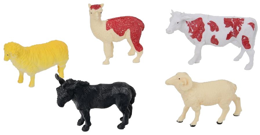 

Набор фигурок Рассказы о животных Домашние животные YG97746-R (5шт)