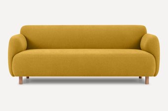 Диван Divan Пайпел-3 Bucle Yellow 255790 (желтый)